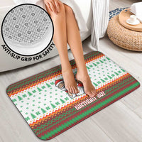 Christmas Jesus Birthday Boy Bathroom Set Xmas Holiday Patterns - Wonder Print Shop