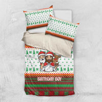 Christmas Jesus Birthday Boy Bedding Set Xmas Holiday Patterns - Wonder Print Shop