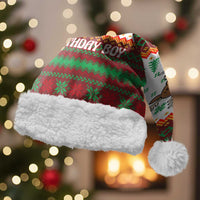 Christmas Jesus Birthday Boy Christmas Santa Hat Xmas Holiday Patterns - Wonder Print Shop