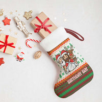 Christmas Jesus Birthday Boy Christmas Stocking Xmas Holiday Patterns - Wonder Print Shop