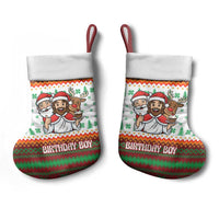 Christmas Jesus Birthday Boy Christmas Stocking Xmas Holiday Patterns - Wonder Print Shop