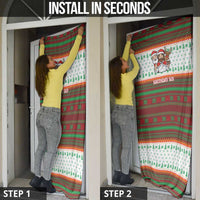 Christmas Jesus Birthday Boy Door Cover Xmas Holiday Patterns - Wonder Print Shop