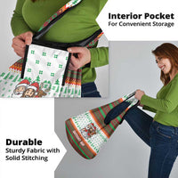 Christmas Jesus Birthday Boy Grocery Bag Xmas Holiday Patterns - Wonder Print Shop