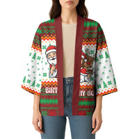 Christmas Jesus Birthday Boy Kimono Xmas Holiday Patterns - Wonder Print Shop