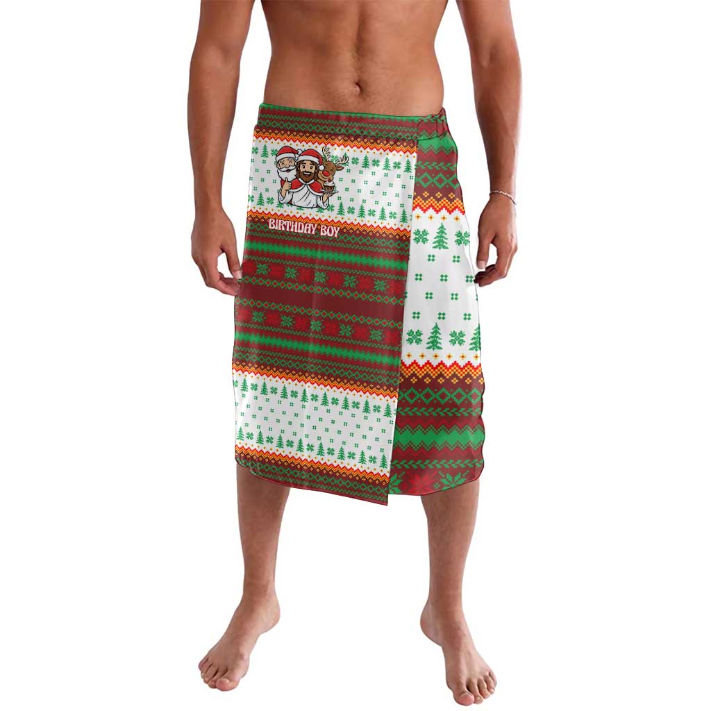 Christmas Jesus Birthday Boy Lavalava Xmas Holiday Patterns - Wonder Print Shop