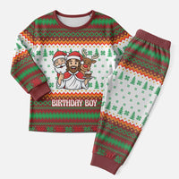 Christmas Jesus Birthday Boy Christmas Pajama Set Xmas Holiday Patterns - Wonder Print Shop