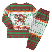 Christmas Jesus Birthday Boy Christmas Pajama Set Xmas Holiday Patterns - Wonder Print Shop