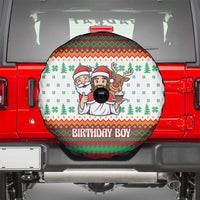 Christmas Jesus Birthday Boy Spare Tire Cover Xmas Holiday Patterns - Wonder Print Shop