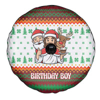 Christmas Jesus Birthday Boy Spare Tire Cover Xmas Holiday Patterns - Wonder Print Shop