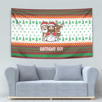 Christmas Jesus Birthday Boy Tapestry Xmas Holiday Patterns - Wonder Print Shop