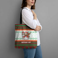 Christmas Jesus Birthday Boy Tote Bag Xmas Holiday Patterns - Wonder Print Shop