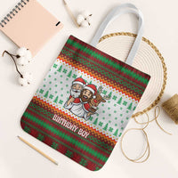 Christmas Jesus Birthday Boy Tote Bag Xmas Holiday Patterns - Wonder Print Shop