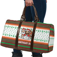 Christmas Jesus Birthday Boy Travel Bag Xmas Holiday Patterns - Wonder Print Shop