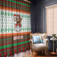 Christmas Jesus Birthday Boy Window Curtain Xmas Holiday Patterns - Wonder Print Shop