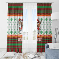 Christmas Jesus Birthday Boy Window Curtain Xmas Holiday Patterns - Wonder Print Shop
