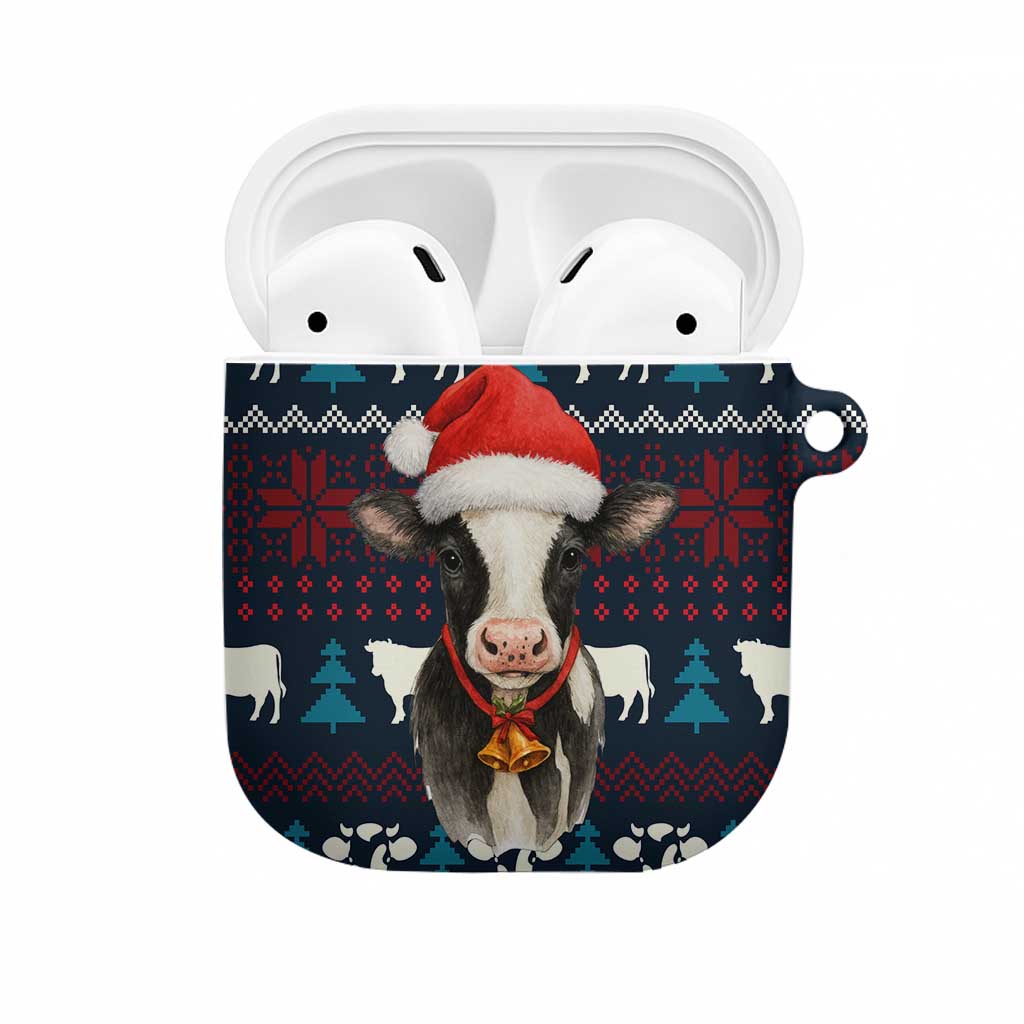 Lovely Cow Christmas AirPods Case Xmas Holiday Patterns - Wonder Print Shop