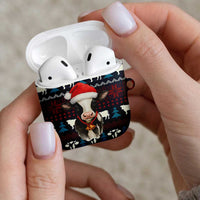 Lovely Cow Christmas AirPods Case Xmas Holiday Patterns - Wonder Print Shop