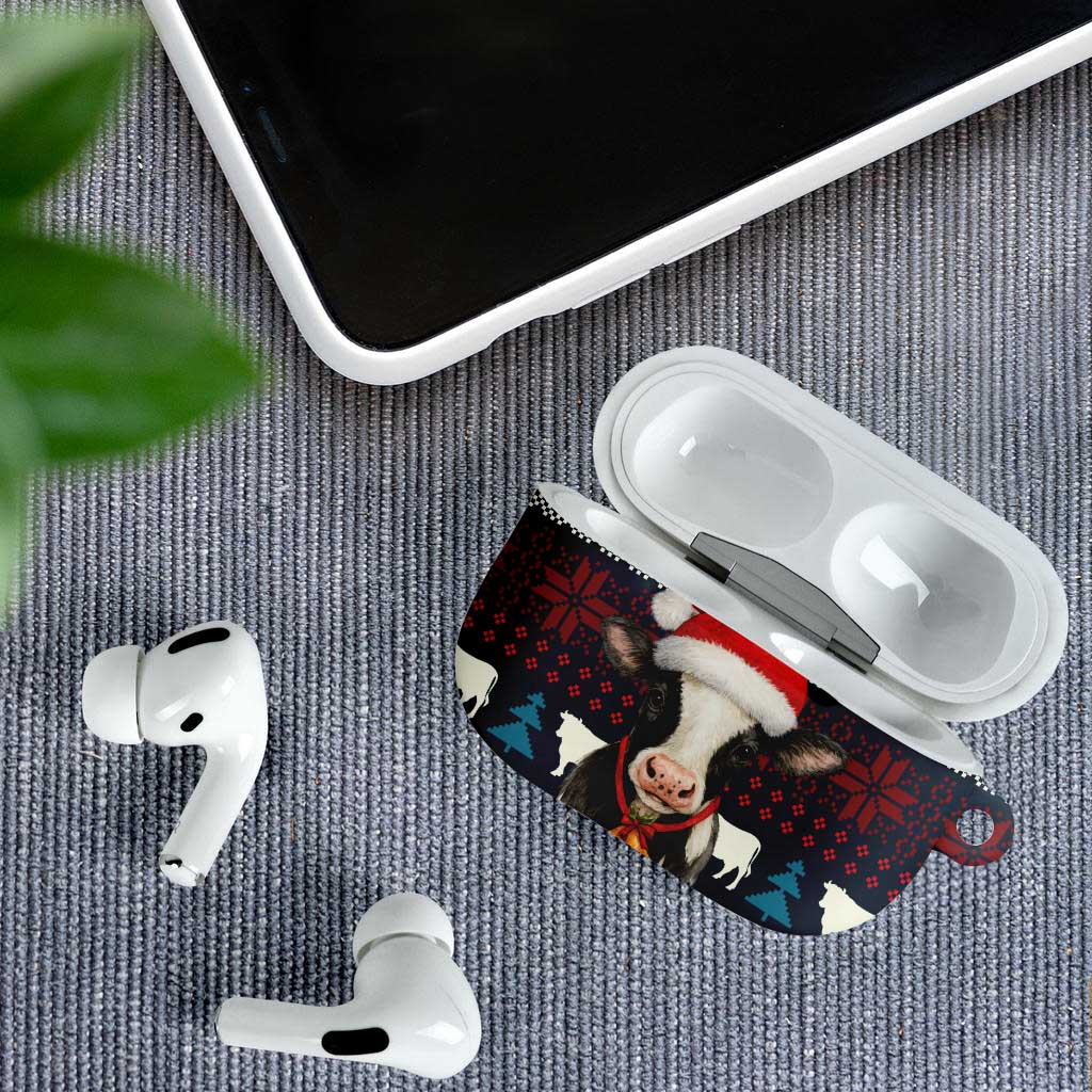 Lovely Cow Christmas AirPods Case Xmas Holiday Patterns - Wonder Print Shop