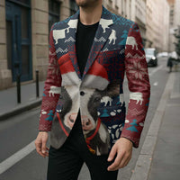 Lovely Cow Christmas Blazer Xmas Holiday Patterns - Wonder Print Shop