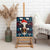 Lovely Cow Christmas Canvas Wall Art Xmas Holiday Patterns - Wonder Print Shop
