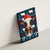 Lovely Cow Christmas Canvas Wall Art Xmas Holiday Patterns - Wonder Print Shop