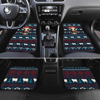 Lovely Cow Christmas Car Mats Xmas Holiday Patterns - Wonder Print Shop