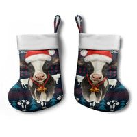 Lovely Cow Christmas Stocking Xmas Holiday Patterns - Wonder Print Shop