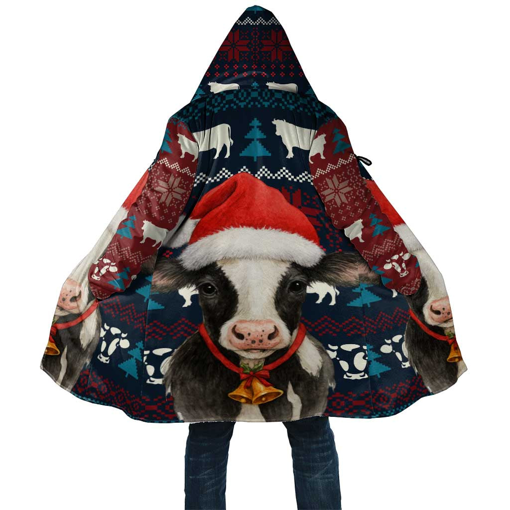 Lovely Cow Christmas Cloak Xmas Holiday Patterns - Wonder Print Shop