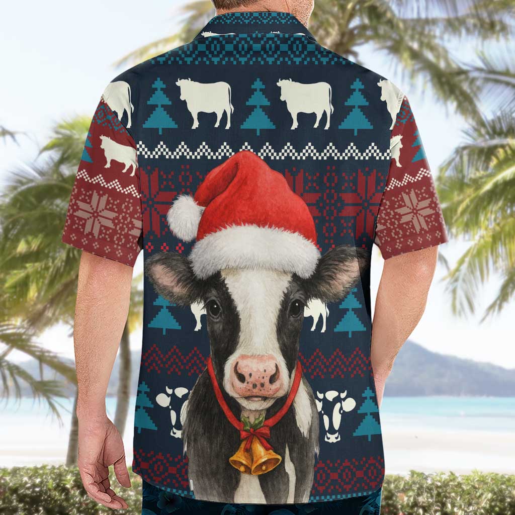 Lovely Cow Christmas Hawaiian Shirt Xmas Holiday Patterns - Wonder Print Shop