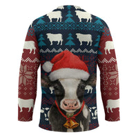 Lovely Cow Christmas Hockey Jersey Xmas Holiday Patterns - Wonder Print Shop