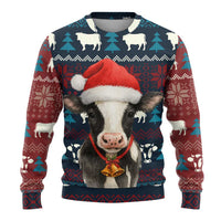 Lovely Cow Christmas Ugly Christmas Sweater Xmas Holiday Patterns - Wonder Print Shop