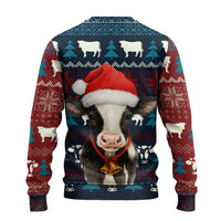 Lovely Cow Christmas Ugly Christmas Sweater Xmas Holiday Patterns - Wonder Print Shop