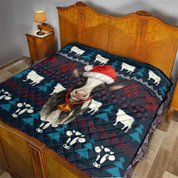 Lovely Cow Christmas Quilt Xmas Holiday Patterns - Wonder Print Shop