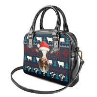 Lovely Cow Christmas Shoulder Handbag Xmas Holiday Patterns - Wonder Print Shop