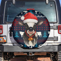 Lovely Cow Christmas Spare Tire Cover Xmas Holiday Patterns - Wonder Print Shop