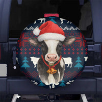 Lovely Cow Christmas Spare Tire Cover Xmas Holiday Patterns - Wonder Print Shop