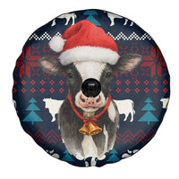 Lovely Cow Christmas Spare Tire Cover Xmas Holiday Patterns - Wonder Print Shop