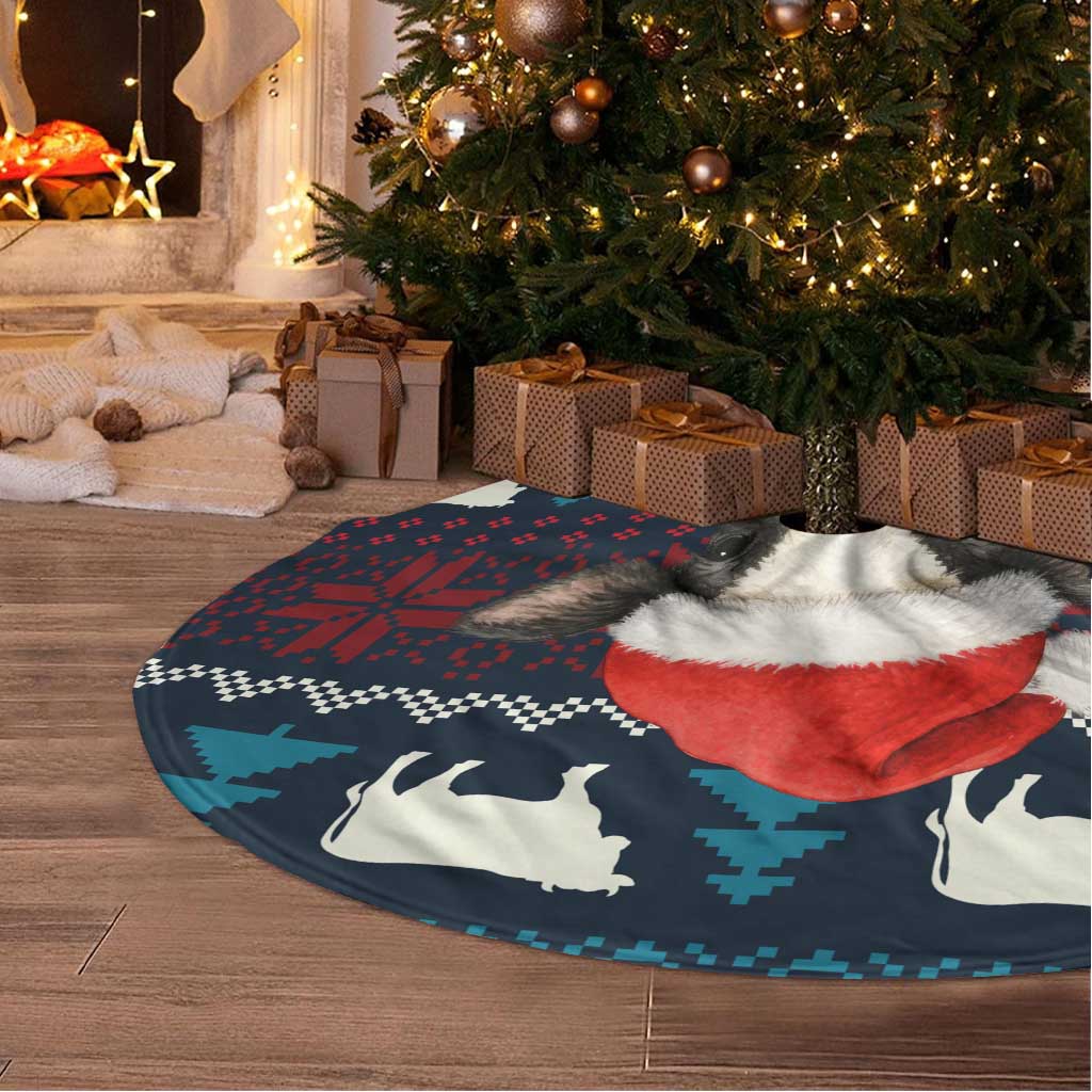 Lovely Cow Christmas Tree Skirt Xmas Holiday Patterns - Wonder Print Shop
