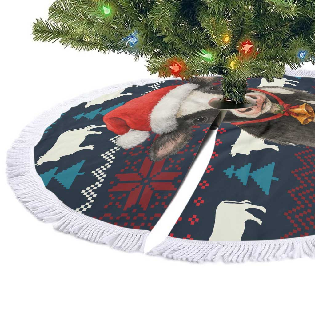Lovely Cow Christmas Tree Skirt Xmas Holiday Patterns - Wonder Print Shop