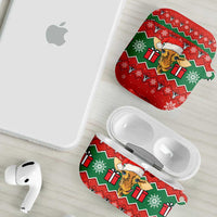 Lovely Giraffe Christmas AirPods Case Xmas Holiday Patterns - Wonder Print Shop