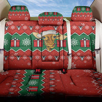 Lovely Giraffe Christmas Back Car Seat Cover Xmas Holiday Patterns - Wonder Print Shop