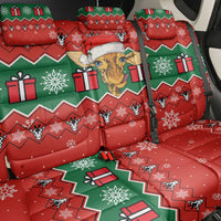 Lovely Giraffe Christmas Back Car Seat Cover Xmas Holiday Patterns - Wonder Print Shop