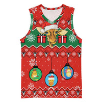 Lovely Giraffe Christmas Basketball Jersey Xmas Holiday Patterns - Wonder Print Shop