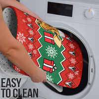 Lovely Giraffe Christmas Bathroom Set Xmas Holiday Patterns - Wonder Print Shop