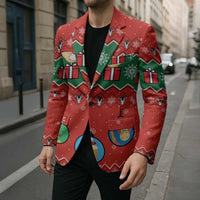 Lovely Giraffe Christmas Blazer Xmas Holiday Patterns - Wonder Print Shop