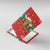 Lovely Giraffe Christmas Canvas Wall Art Xmas Holiday Patterns - Wonder Print Shop