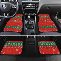 Lovely Giraffe Christmas Car Mats Xmas Holiday Patterns - Wonder Print Shop