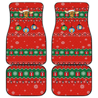 Lovely Giraffe Christmas Car Mats Xmas Holiday Patterns - Wonder Print Shop