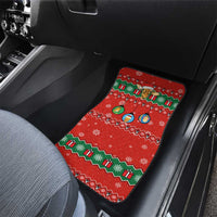 Lovely Giraffe Christmas Car Mats Xmas Holiday Patterns - Wonder Print Shop