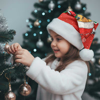 Lovely Giraffe Christmas Santa Hat Xmas Holiday Patterns - Wonder Print Shop